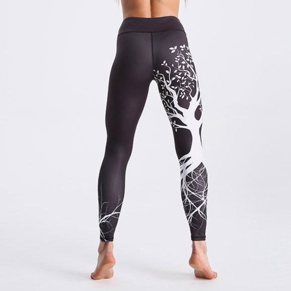 NWT Lotus Leggings LotusXLite White Tree 7/8 Yoga - Picture 2 of 6